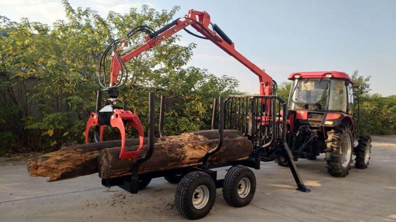 Telescope Boom Truck Log Crane Hydraulic Timber Crane