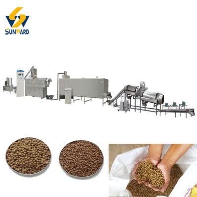 Jinan Sunward Automatic Floating and Sinking Fish Feed Extruder Machine Fish Pellet Machine Fish Feed Machine