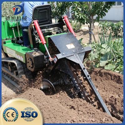 China Manufacturer CE Certificated Tractor Mounted Ditcher Trencher Machine
