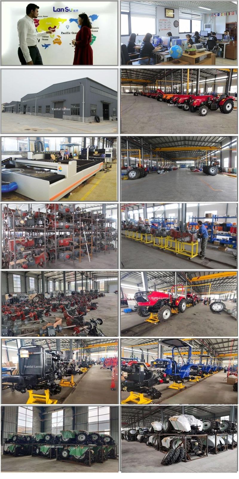 Chinese Production Factory Supply Top Quality Farm Tractor with Competitive Price
