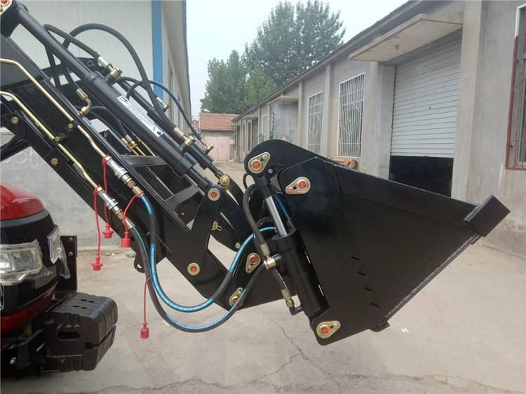 China Good Quality Farm Machine 80HP 90HP 100HP 4WD Agricultral Tractor Front End Loader