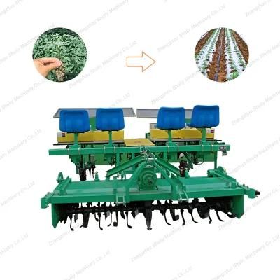 Tractor Driven Vegetable Seedling Transplanter Tomato Transplanting Machine