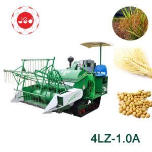 4lz-1.0 Rubber Track Creeper Paddy Soybean Wheat Rice Combine Harvester Price