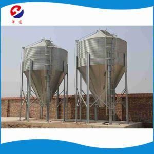 Pig Feeding Silo/ Double Side Trough/ Feeding System Good Design Save Food/ Feed Silo/Pig Feeder