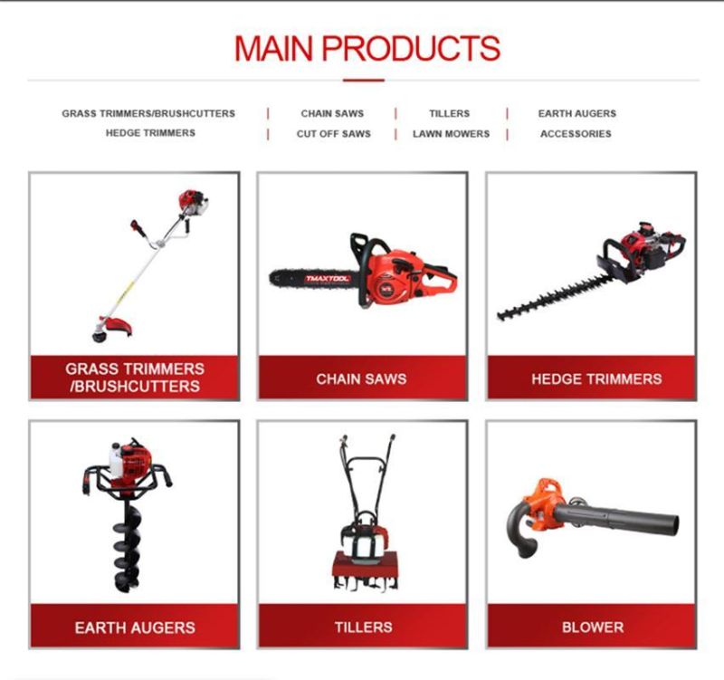 New Eurov Engine 65cc Teammax Gasoline Power Mini Tiller