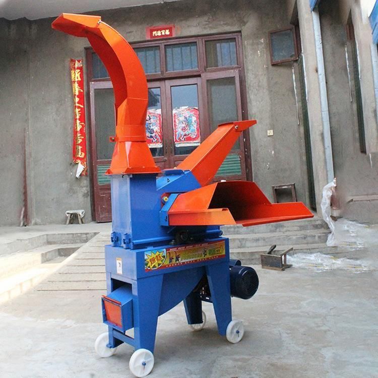 Movable Leaf Grass Crushing Chaff Cutter Machine for Animal Feed