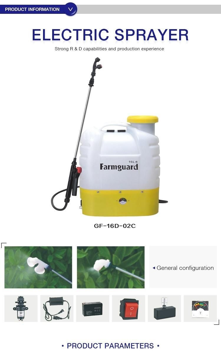 Intelligent Electric Hand Sprayer / Backpack Agriculture Fruit Fight Drugs Lithium Battery Autoclave Multifunction Sprayer