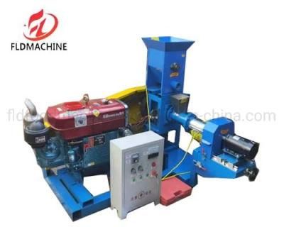 Floating Fish Feed Pellet Making Machine Aquatic Fish Food Production Line Feed Extruder Machine