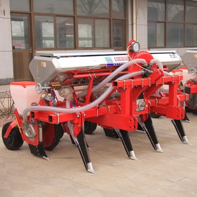 4 Rows Pneumatic Corn Seeder Machine with Fertilizer Corn Planter for Farm Tractor