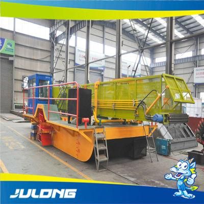 Full Hydraulic River Aquatic Weed Harvester for Big Capacity