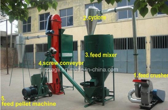 Livestock Poultry Feed Pellet Making Line for Chicken Cattle Pig Sheep Rabbit