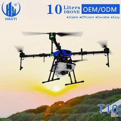 Easy Operation 10L Portable Rtk Drone Agricultura Pulverizador Spraying Drone with Fpv Camera