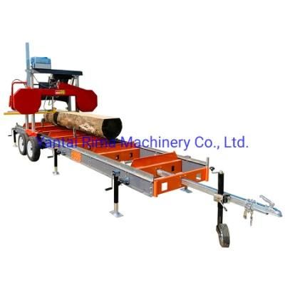 Rima 36inch Portable Band Gasoline Electric Sawmill with CE