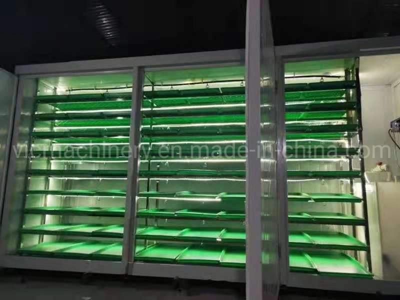 Made-in-China Recommended 500kg/d Hydroponic Grass Fodder Growing Machine