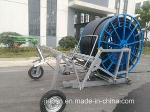 Hose Reel Sprinkler Irrigation System with Water Turbine and Gun